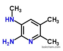 Molecular Structure of 161091-50-5 (2,3-Pyridinediamine,N3,5,6-trimethyl-)